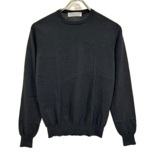 FILIPPO DE LAURENTIIS フィリッポ・デ・ローレンティス 0210-2610303 ブラック ウールシルク ニット トップス
