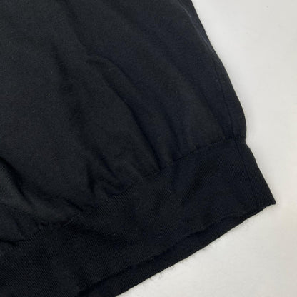 FILIPPO DE LAURENTIIS フィリッポ・デ・ローレンティス 0210-2610303 ブラック ウールシルク ニット トップス