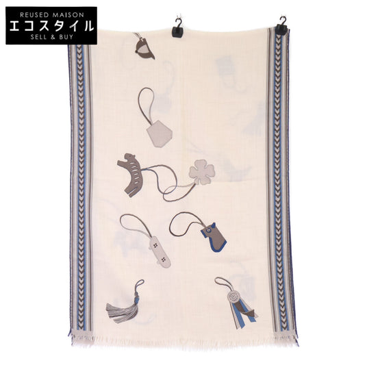 HERMES エルメス 【美品】H693944T 15 Et Gris Gris エ・グリ・グリ カシミヤ/シルク レクタングル ストール