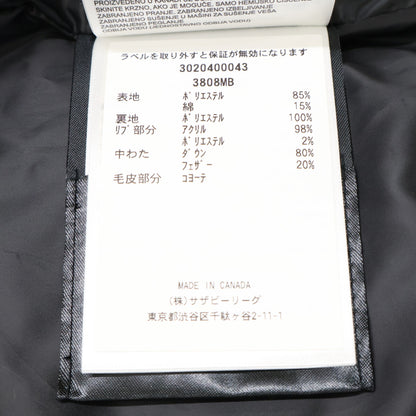CANADA GOOSE カナダグース 【新品同様/国内正規（株）サザビーリーグ】3808MB WYNDHAM PARKA BLACK LABEL ウィンダムパーカー ブラック ラベル ダウンジャケット ジャケット