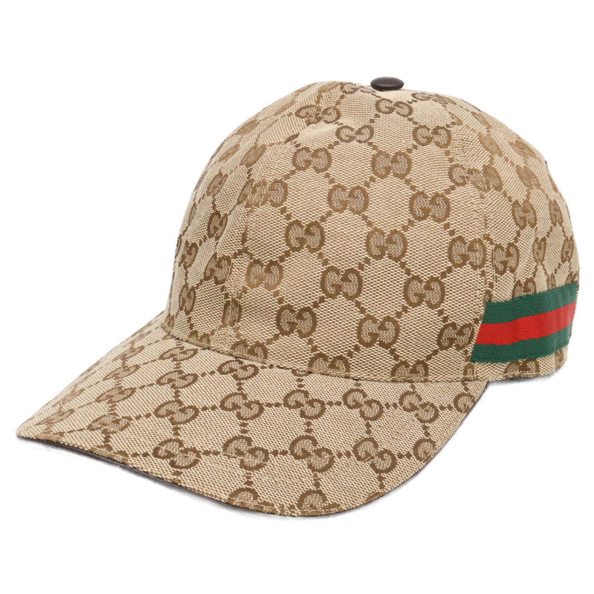 GUCCI グッチ 【美品/国内正規】200035 GGキャンバス シェリーライン ベースボールキャップ 帽子