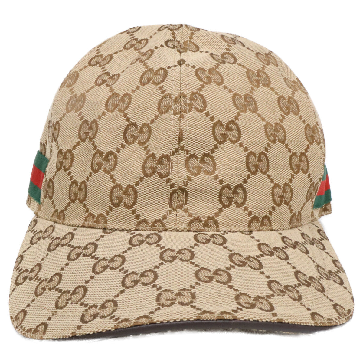 GUCCI グッチ 【美品/国内正規】200035 GGキャンバス シェリーライン ベースボールキャップ 帽子