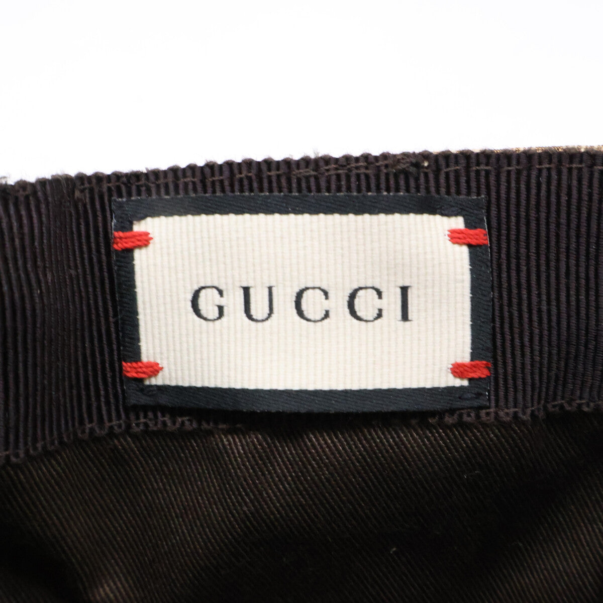 GUCCI グッチ 【美品/国内正規】200035 GGキャンバス シェリーライン ベースボールキャップ 帽子