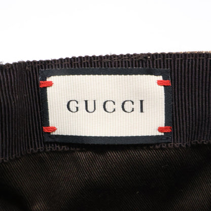 GUCCI グッチ 【美品/国内正規】200035 GGキャンバス シェリーライン ベースボールキャップ 帽子