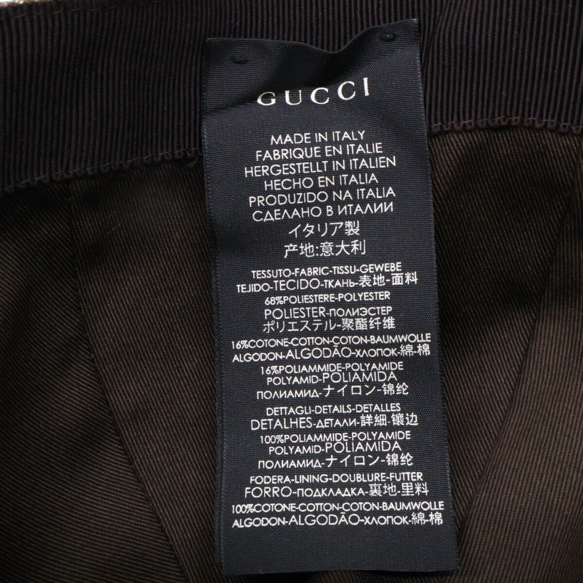 GUCCI グッチ 【美品/国内正規】200035 GGキャンバス シェリーライン ベースボールキャップ 帽子