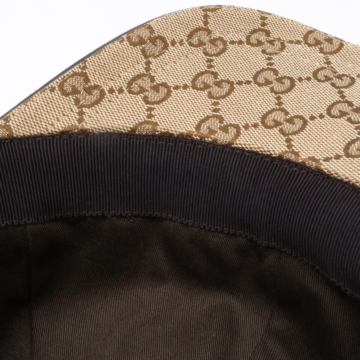 GUCCI グッチ 【美品/国内正規】200035 GGキャンバス シェリーライン ベースボールキャップ 帽子