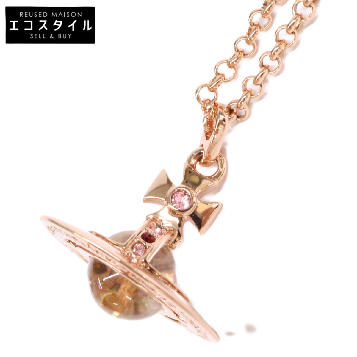 VivienneWestwood ヴィヴィアンウエストウッド 【美品】New Tiny Orb ニュータイニーオーブ ペンダント ネックレス