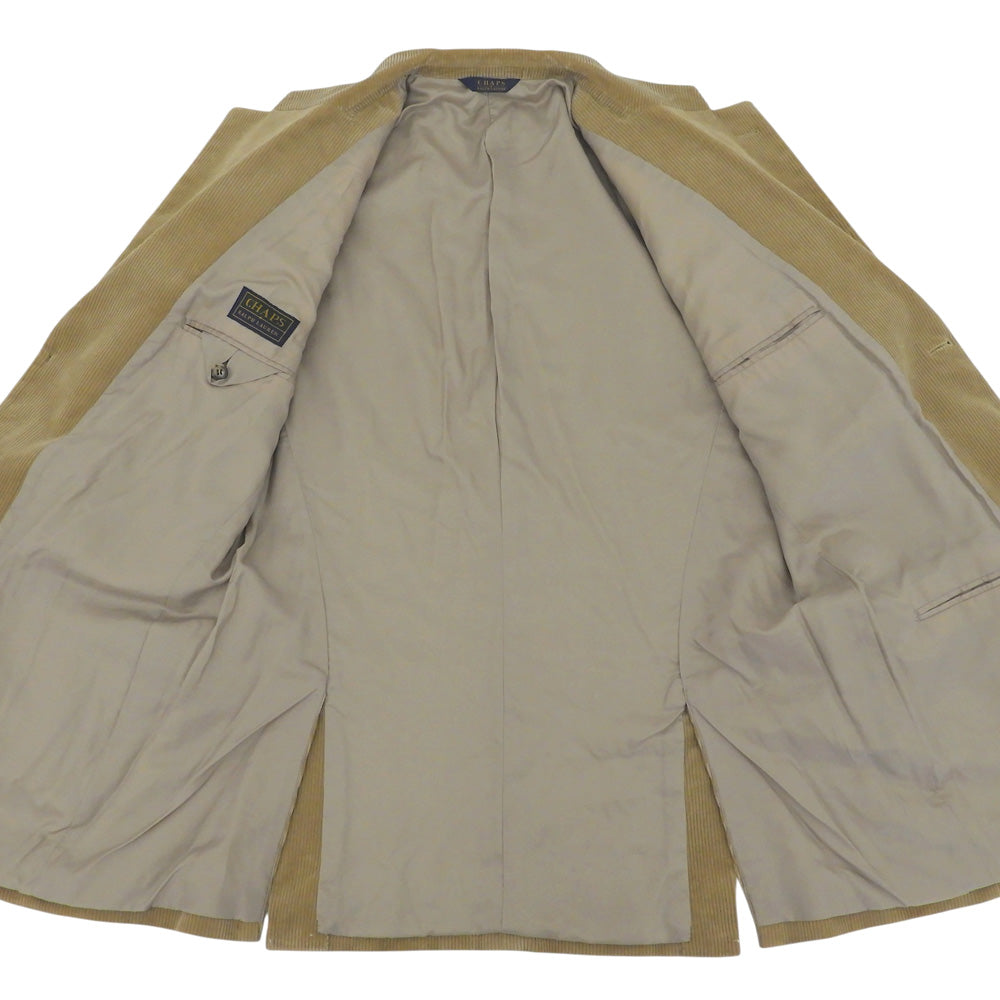 CHAPS チャップス コーディロイ ジャケット メンズ ブラウン L ジャケット