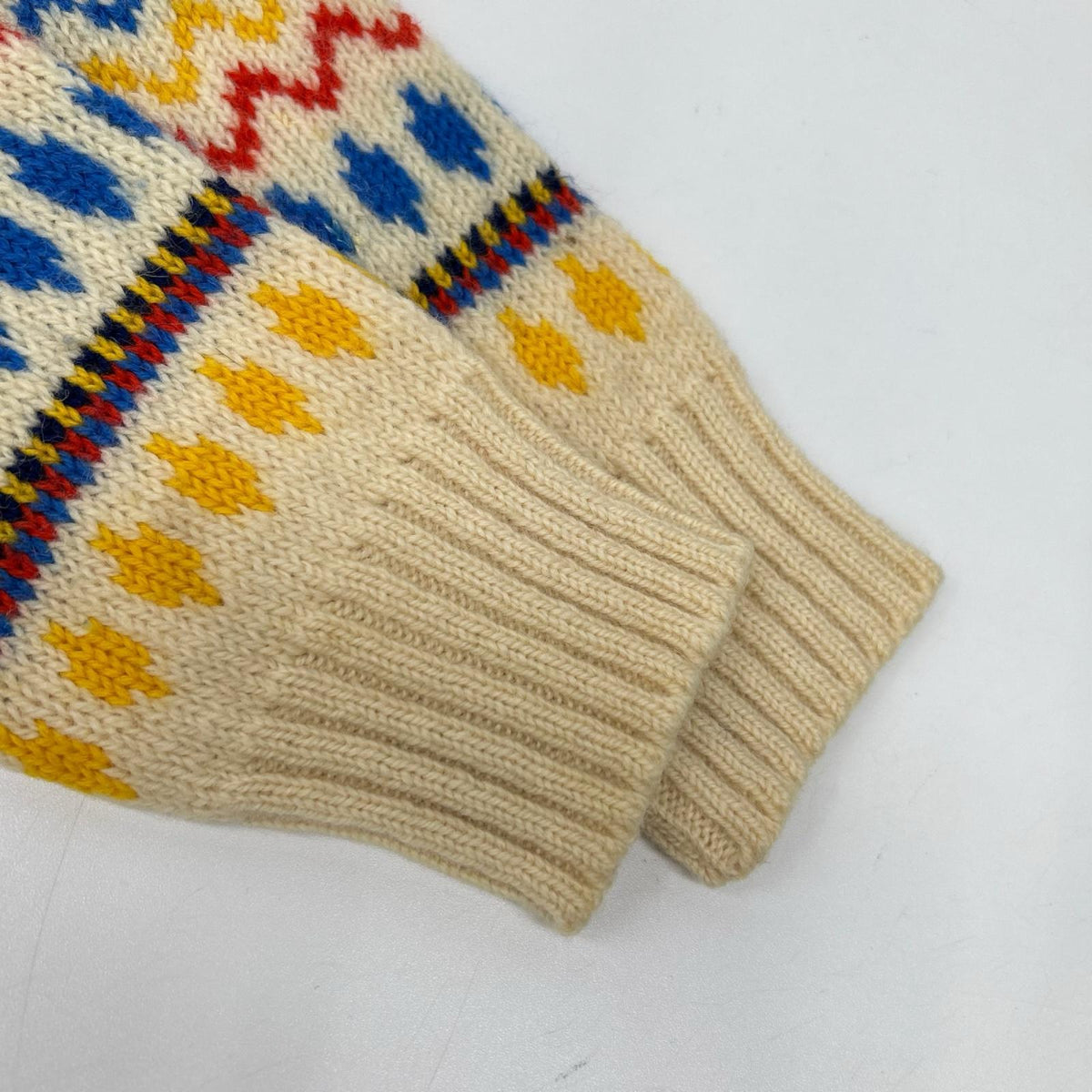 GEIGER イエロー ジップ ニット 長袖 トップス