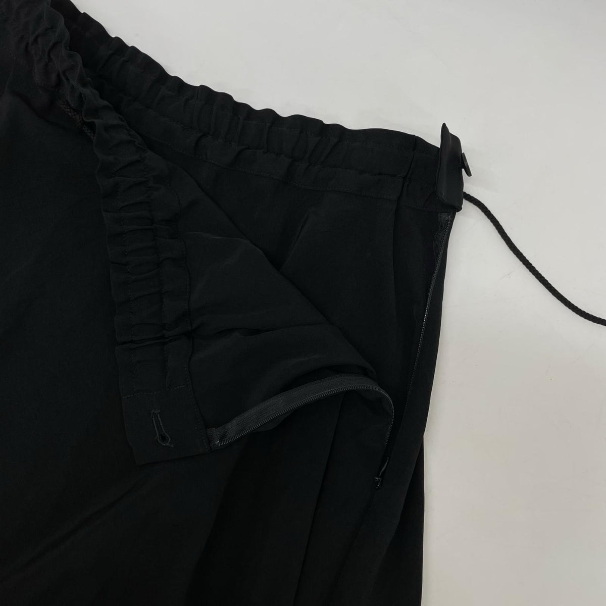 Yohji Yamamoto FEMME ヨウジヤマモトファム 26SS FK-P63-500 Ta/Pe CREPE DE CHINE TRIANGLE PANTS ボトムス
