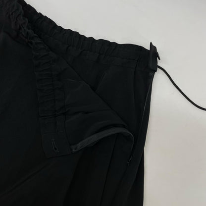 Yohji Yamamoto FEMME ヨウジヤマモトファム 26SS FK-P63-500 Ta/Pe CREPE DE CHINE TRIANGLE PANTS ボトムス