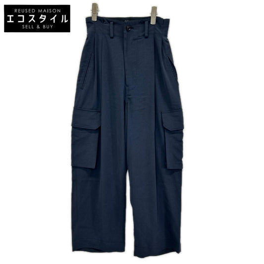 Y's ワイズ YY-P05-500 CREPE de CHINE CARGO PANTS ボトムス