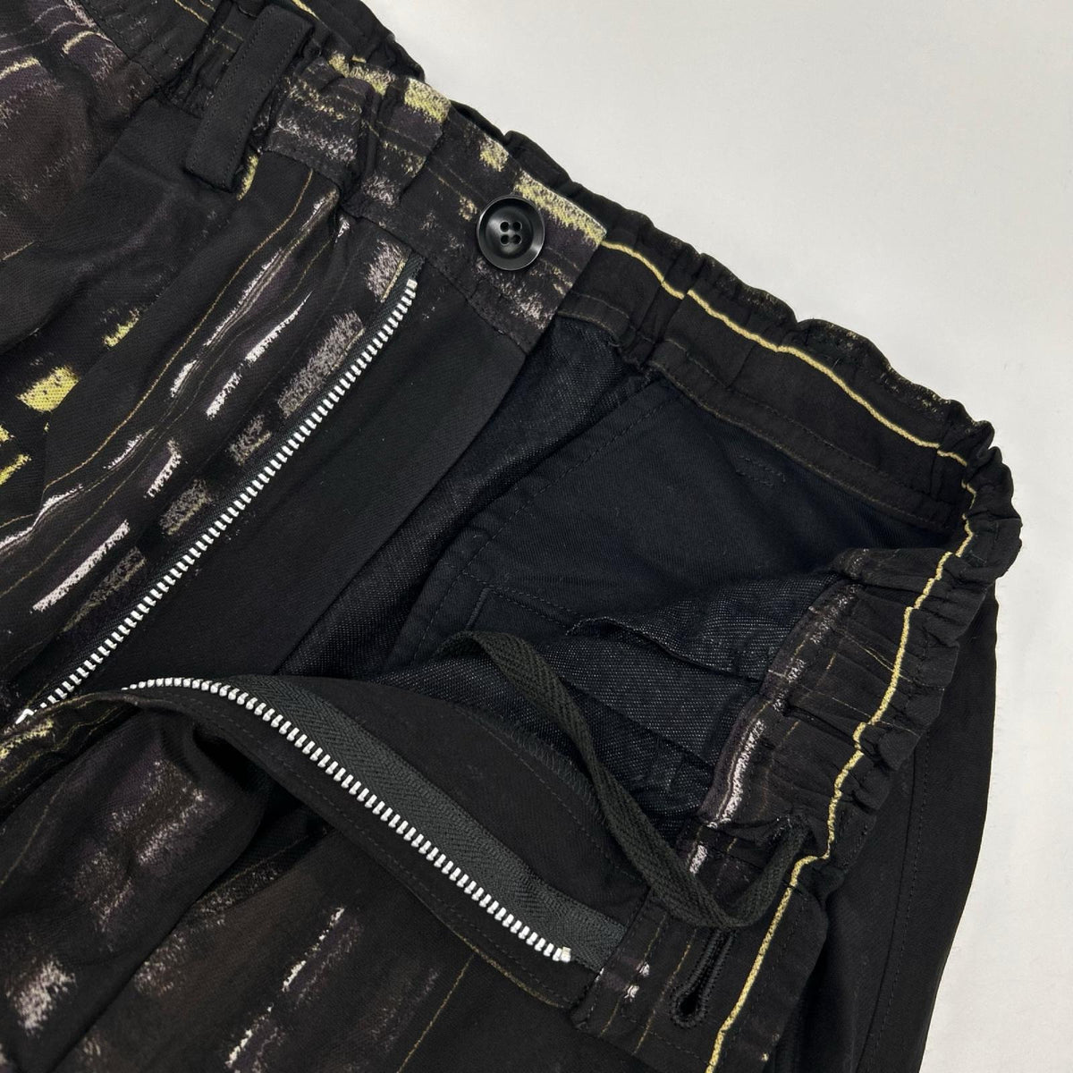 Y's ワイズ 24SS YS-P22-210 ブラック HAND PAINTED バルーンパンツ ボトムス
