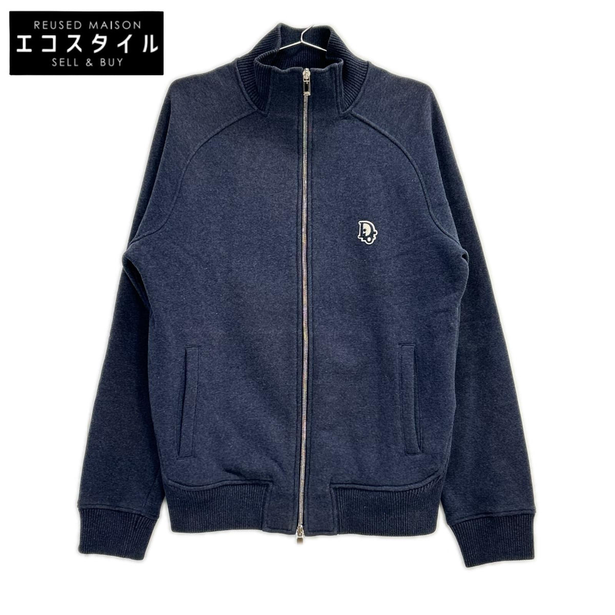 Dior HOMME ディオールオム 22年 ネイビー 213J434A0796 ジップアップブルゾン ジャケット