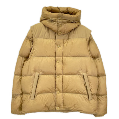 BURBERRY バーバリー ベージュ 8045182 デタッチャブルスリーブ 4WAY パファージャケット ジャケット