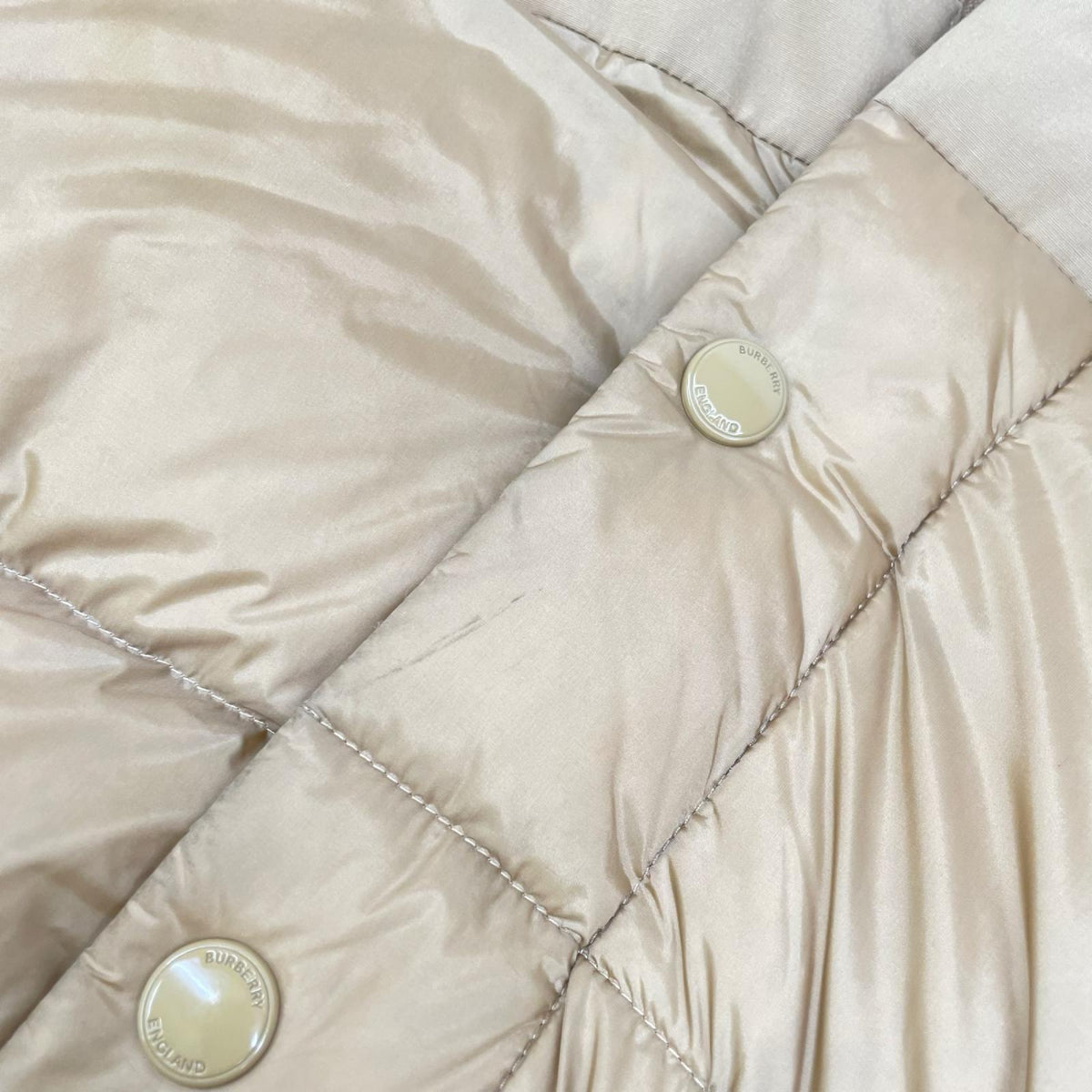 BURBERRY バーバリー ベージュ 8045182 デタッチャブルスリーブ 4WAY パファージャケット ジャケット