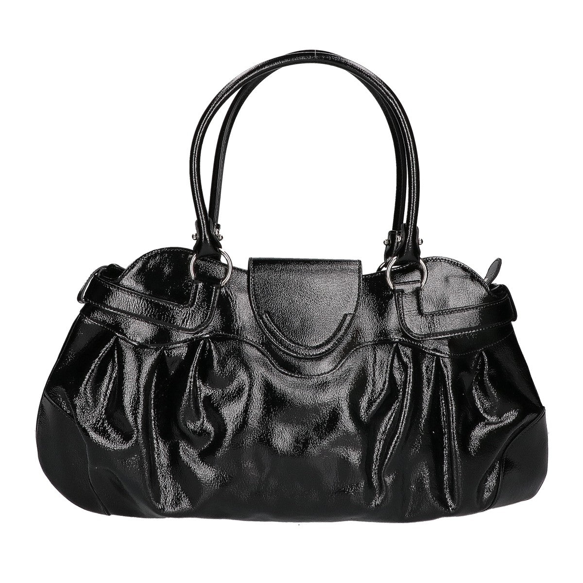 SalvatoreFerragamo サルバトーレフェラガモ ガンチーニ パテントレザー トートバッグ