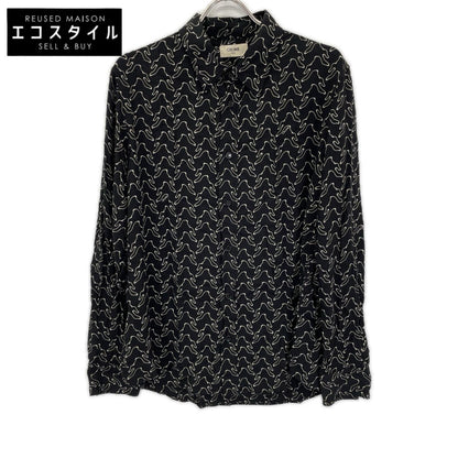 CELINE セリーヌ 2C813977R ゴーストプリントルーズフィットシャツ トップス