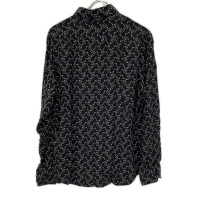 CELINE セリーヌ 2C813977R ゴーストプリントルーズフィットシャツ トップス