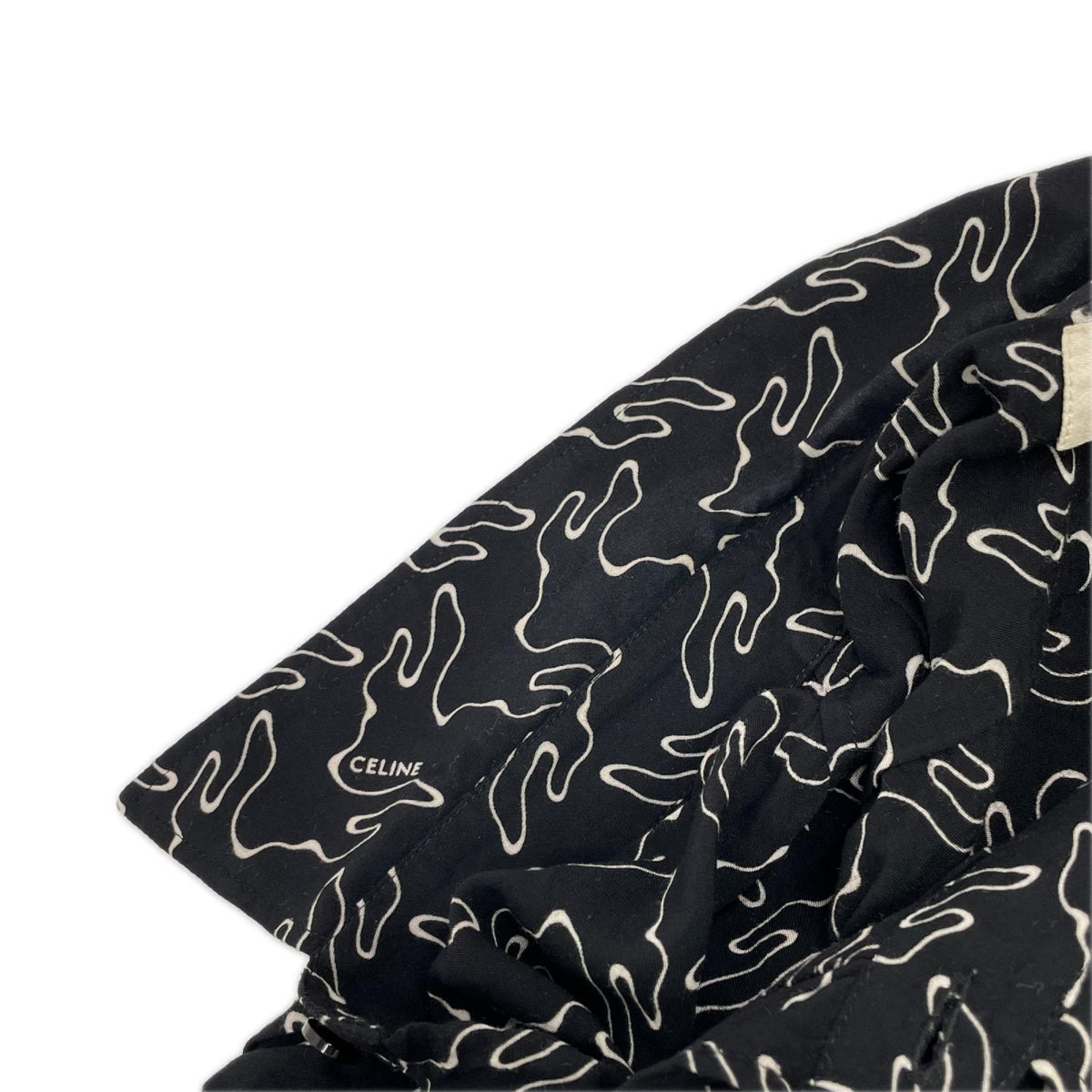CELINE セリーヌ 2C813977R ゴーストプリントルーズフィットシャツ トップス