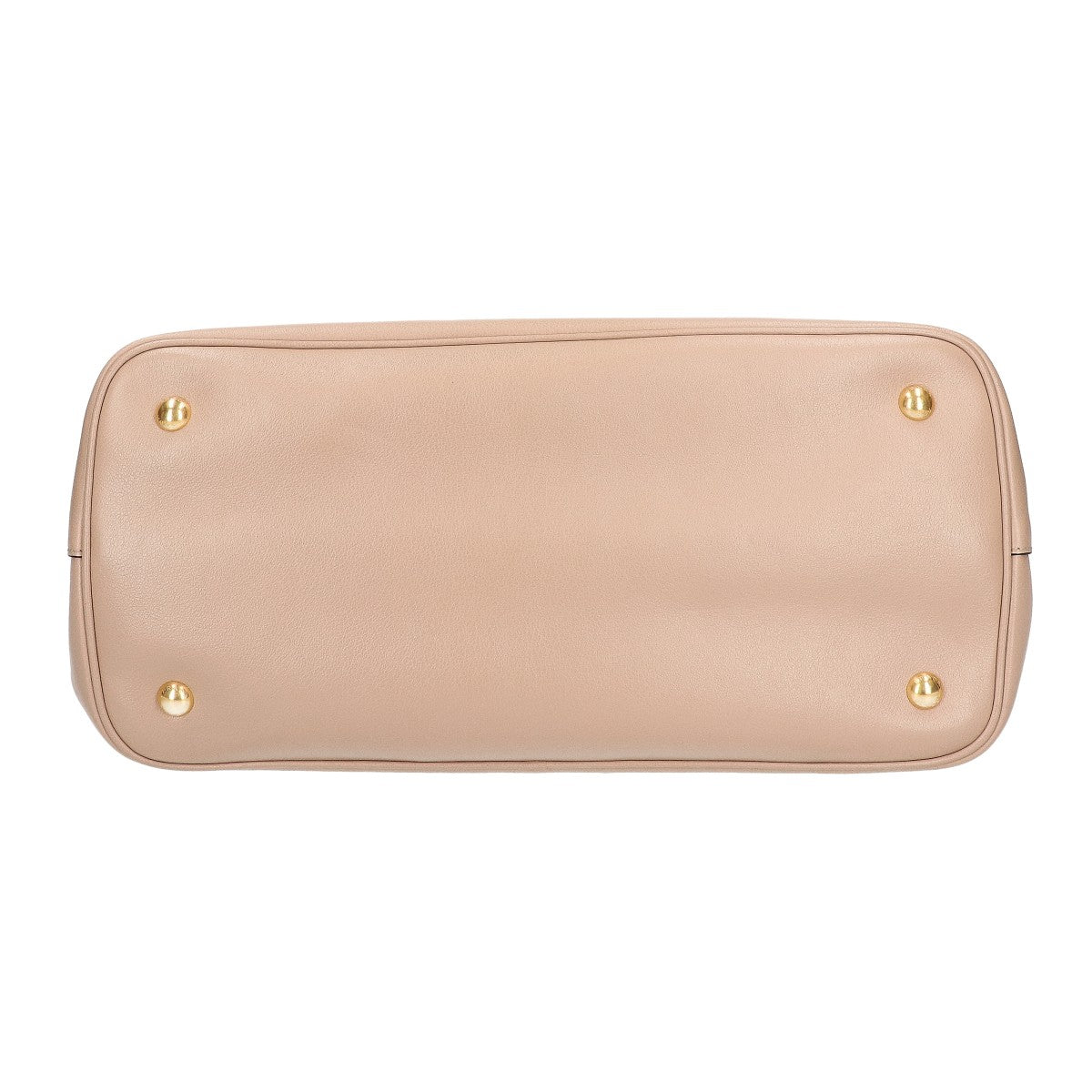PRADA プラダ 美品 1BA579 グレースカーフレザー エンボスロゴ 2WAY ハンドバッグ