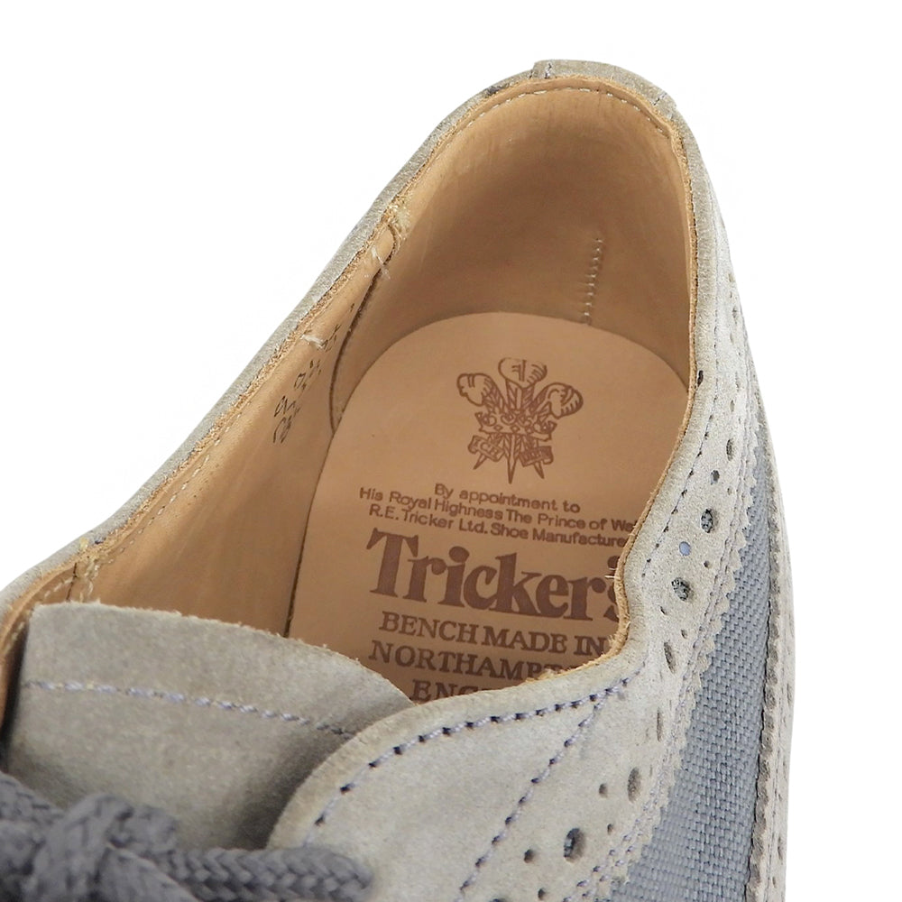 Engineered Garments エンジニアードガーメンツ 新品同様 スエード Two Tone Derby Brogue シューズ メンズ グレー 8.5 シューズ