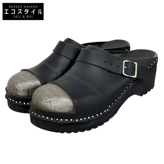 needles ニードルズ Swedish Clog-Safety/Smooth/Steel Toe サボ シューズ メンズ ブラック 43 シューズ