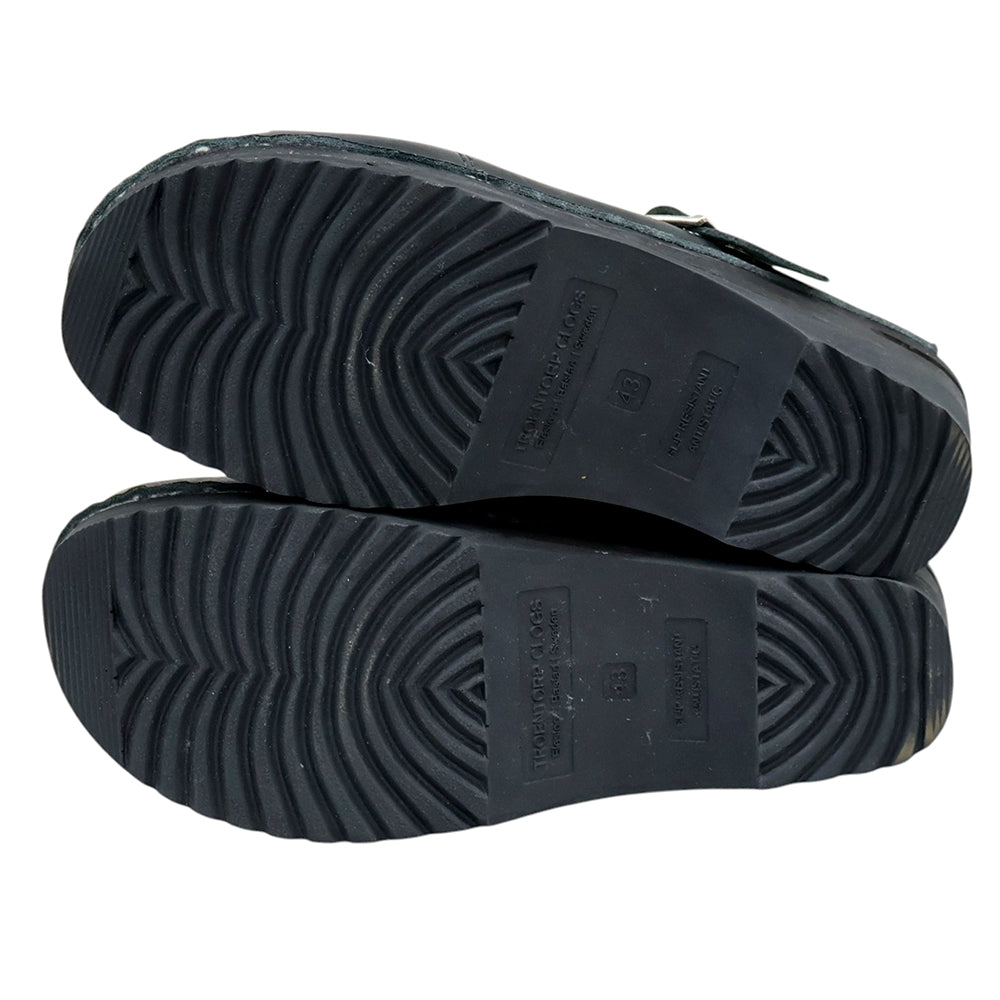 needles ニードルズ Swedish Clog-Safety/Smooth/Steel Toe サボ シューズ メンズ ブラック 43 シューズ