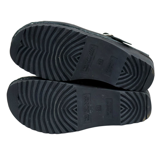 needles ニードルズ Swedish Clog-Safety/Smooth/Steel Toe サボ シューズ メンズ ブラック 43 シューズ