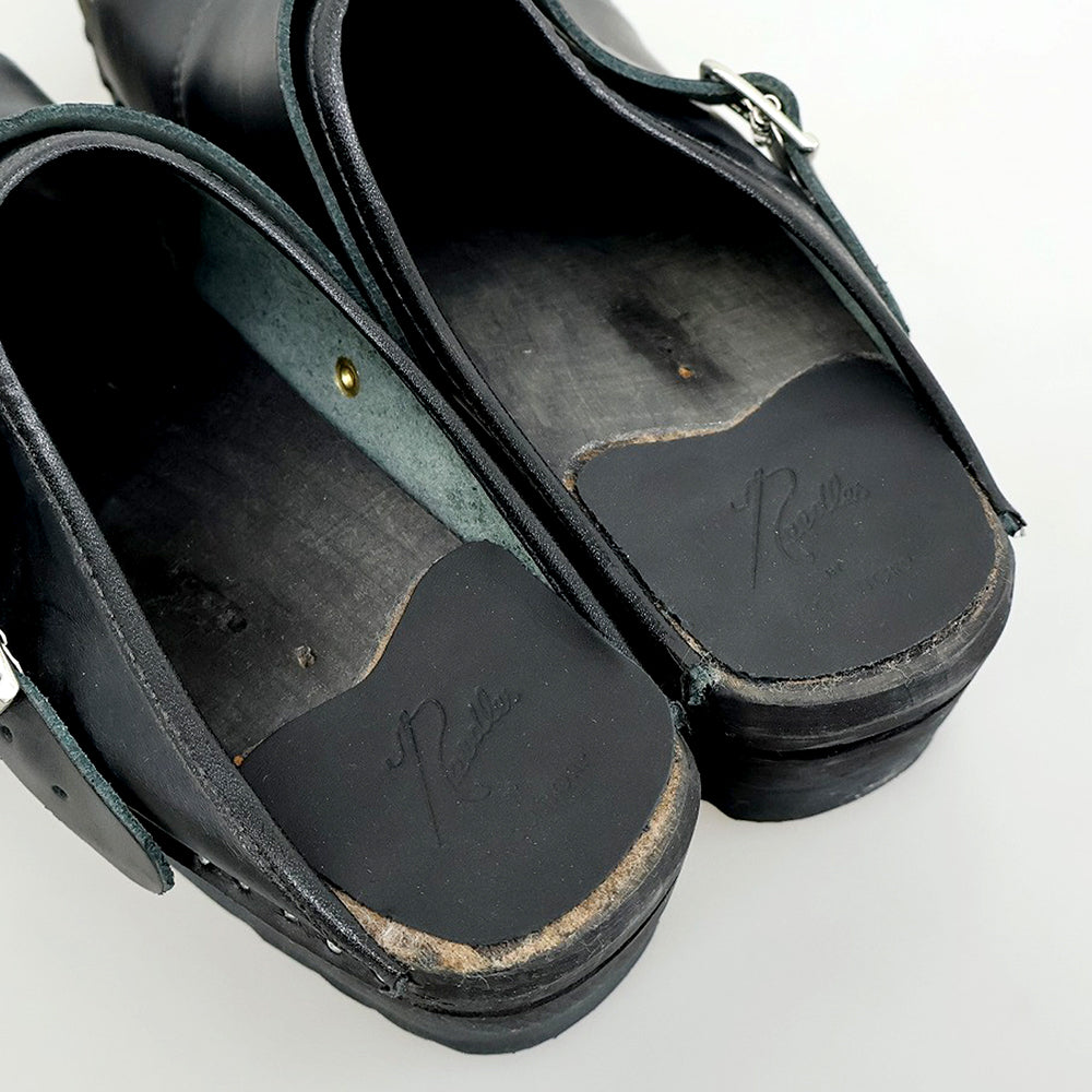 needles ニードルズ Swedish Clog-Safety/Smooth/Steel Toe サボ シューズ メンズ ブラック 43 シューズ