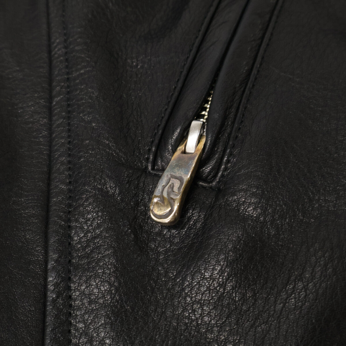 Porter Classic ポータークラシック 【美品】PC-017-1962-0010-0011 PC LOVE & PEACE SILVER ダブルライダースジャケット ジャケット