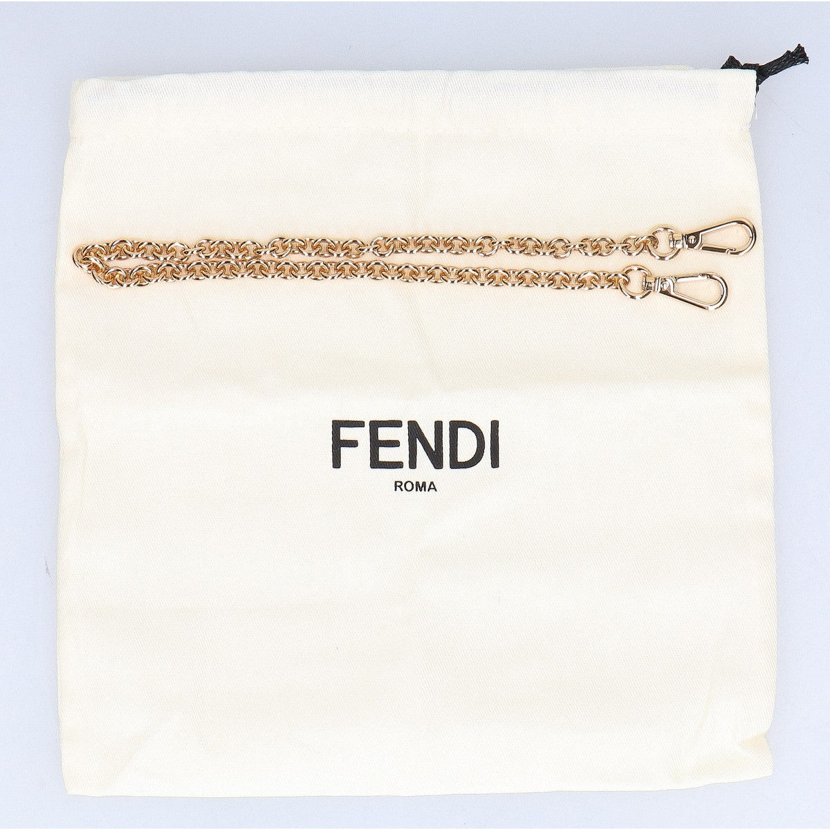 FENDI フェンディ 8BS073 BAGUETTE POUCH ズッカ柄 FFジャカードファブリック バゲットポーチ スリム クラッチ チェーンバッグ ショルダーバッグ