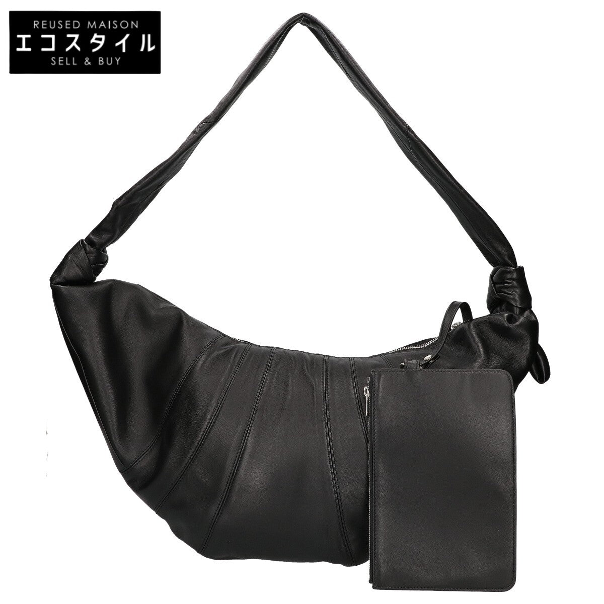 LEMAIRE ルメール BG0000 LL095 ソフトナッパレザー ラージ クロワッサンバッグ ショルダーバッグ