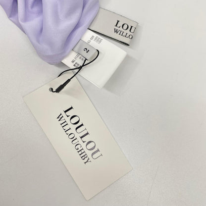 Loulou Willoughby ルルウィルビー 22年製 212220-11-250-53-020 パープル メタルチェーン スカート スカート