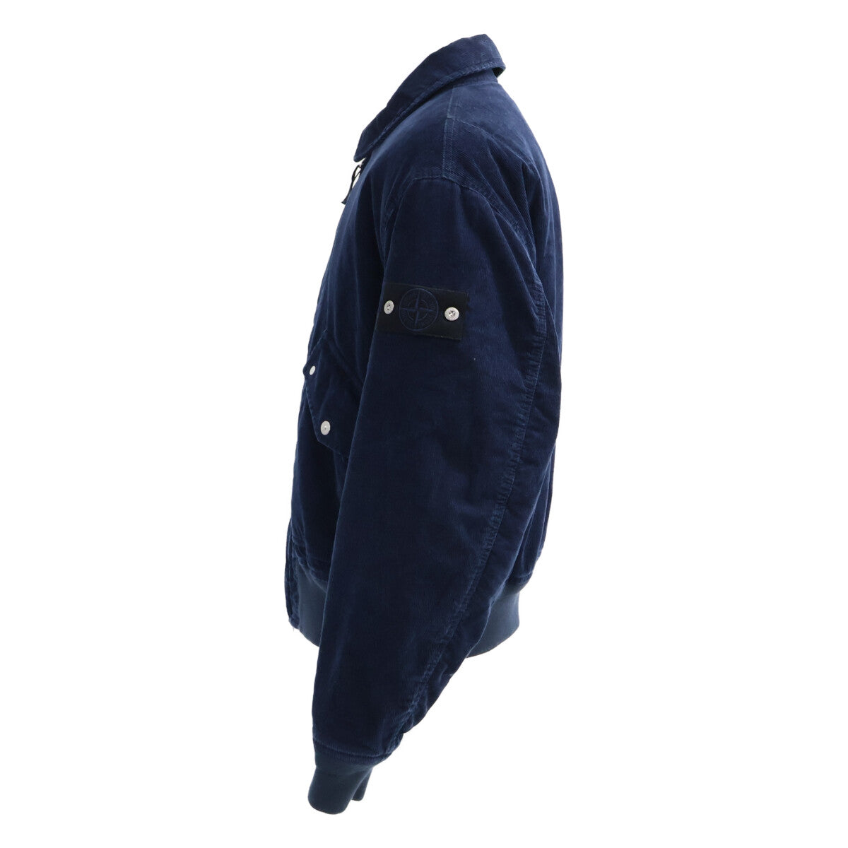 STONE ISLAND ストーンアイランド 【美品/国内正規】K2S154100123S0J10 Indigo Micro Corduroy-RINSED コーデュロイ 中綿入り ブルゾン ジャケット