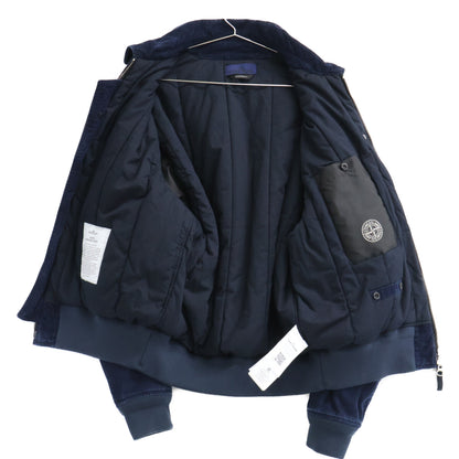 STONE ISLAND ストーンアイランド 【美品/国内正規】K2S154100123S0J10 Indigo Micro Corduroy-RINSED コーデュロイ 中綿入り ブルゾン ジャケット