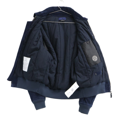 STONE ISLAND ストーンアイランド 【美品/国内正規】K2S154100123S0J10 Indigo Micro Corduroy-RINSED コーデュロイ 中綿入り ブルゾン ジャケット