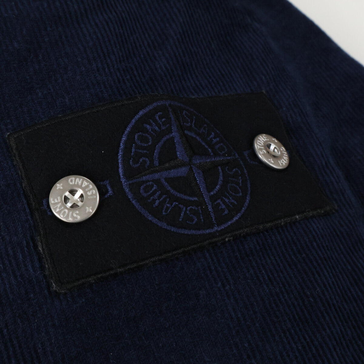 STONE ISLAND ストーンアイランド 【美品/国内正規】K2S154100123S0J10 Indigo Micro Corduroy-RINSED コーデュロイ 中綿入り ブルゾン ジャケット