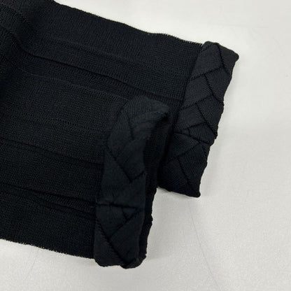 CHANEL シャネル ブラック ボレロ クロップドカーディガン トップス