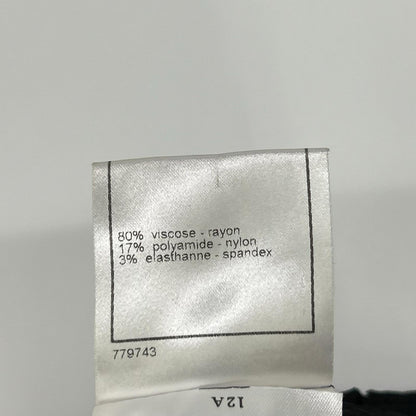 CHANEL シャネル ブラック ボレロ クロップドカーディガン トップス