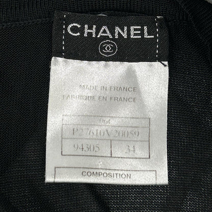 CHANEL シャネル ブラック 変形カーディガン トップス