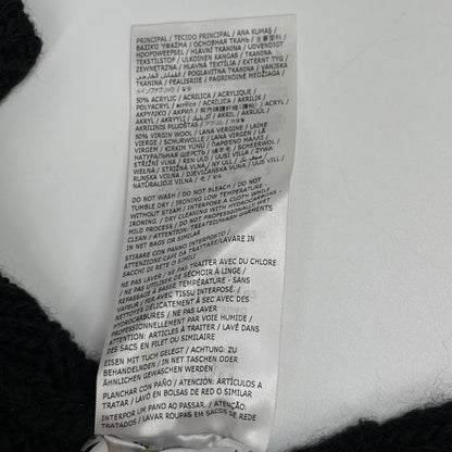 MM6 エムエムシックス 25AW SH0HP0005 ダメージ加工 Vネック ナンバリングロゴ トップス