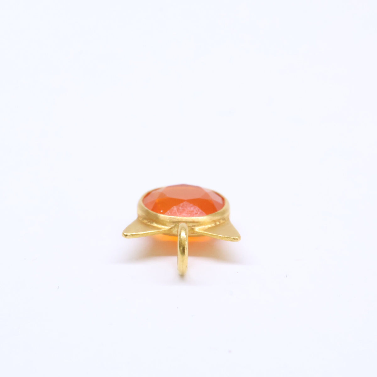 Marie-Helene de Taillac マリーエレーヌドゥタイヤック 22K ファイヤーオパール リトルキャット ペンダントトップ チャーム