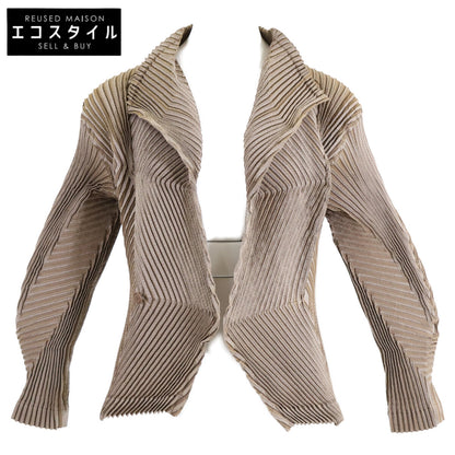 ISSEIMIYAKE A.POC イッセイミヤケエイポック 【美品】AT23FD267 3Dスチームプリーツ ジャケット ジャケット