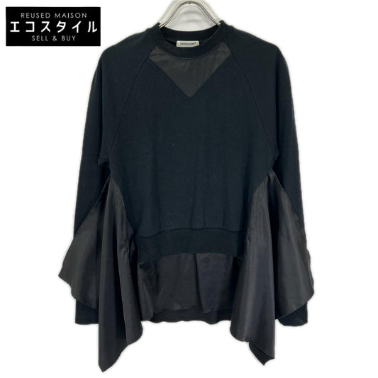 UNDER COVER アンダーカバー ブラック UP1F1802 切り替え スウェット トップス