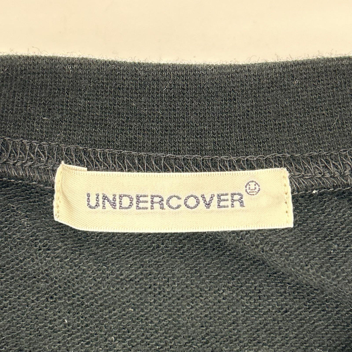 UNDER COVER アンダーカバー ブラック UP1F1802 切り替え スウェット トップス