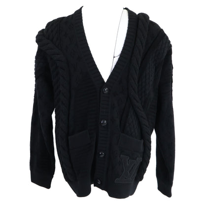 LOUIS VUITTON ルイヴィトン 【新品同様/国内正規/25年製】1AHC22/RM251M SUR HSN71W Chunky Wool-Blend Cable Cardigan チャンキーウールブレンド ケーブルカーディガン トップス