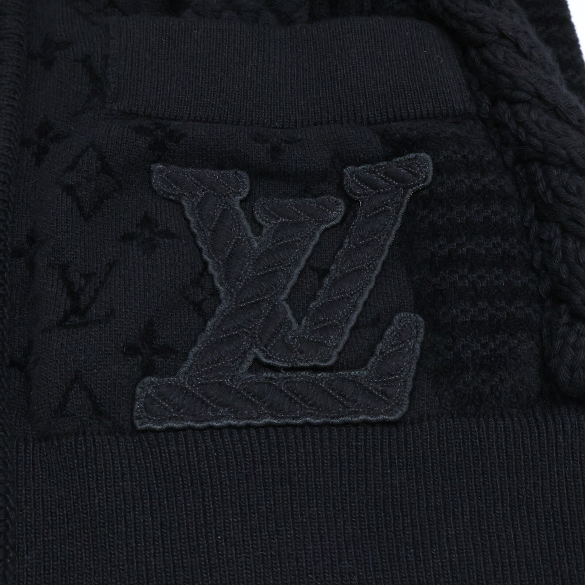 LOUIS VUITTON ルイヴィトン 【新品同様/国内正規/25年製】1AHC22/RM251M SUR HSN71W Chunky Wool-Blend Cable Cardigan チャンキーウールブレンド ケーブルカーディガン トップス