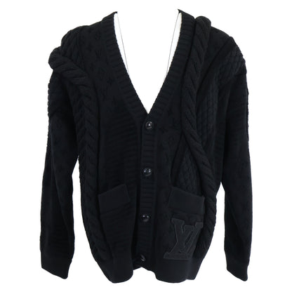 LOUIS VUITTON ルイヴィトン 【新品同様/国内正規/25年製】1AHC22/RM251M SUR HSN71W Chunky Wool-Blend Cable Cardigan チャンキーウールブレンド ケーブルカーディガン トップス