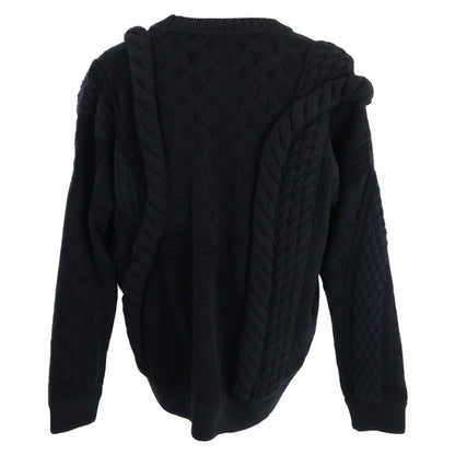 LOUIS VUITTON ルイヴィトン 【新品同様/国内正規/25年製】1AHC22/RM251M SUR HSN71W Chunky Wool-Blend Cable Cardigan チャンキーウールブレンド ケーブルカーディガン トップス